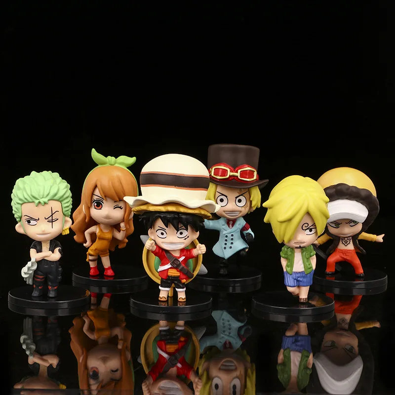 6 PCS 10CM One Piece Anime Luffy Zoro Sanji Sabo Namiro Action Figure Adult Children Toys Japan Manga Kids Cartoon Gift Doll
6 PCS 10CM One Piece Anime Luffy Zoro Sanji Sabo Namiro Action Figure Adult Children Toys Japan Manga Kids Cartoon Gift Doll