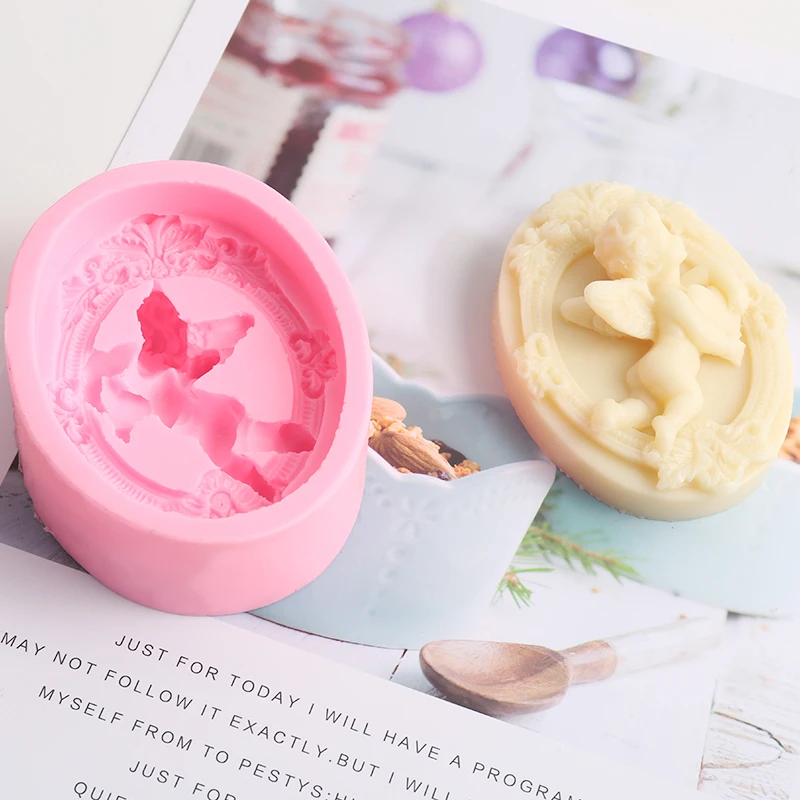 MYUE Diy Handmade Round Angel Soap Silicone Mold Homemade Bath Face Soap Cake Baking Aromatherapy Gypsum Candle Mold 136g
MYUE Diy Handmade Round Angel Soap Silicone Mold Homemade Bath Face Soap Cake Baking Aromatherapy Gypsum Candle Mold 136g