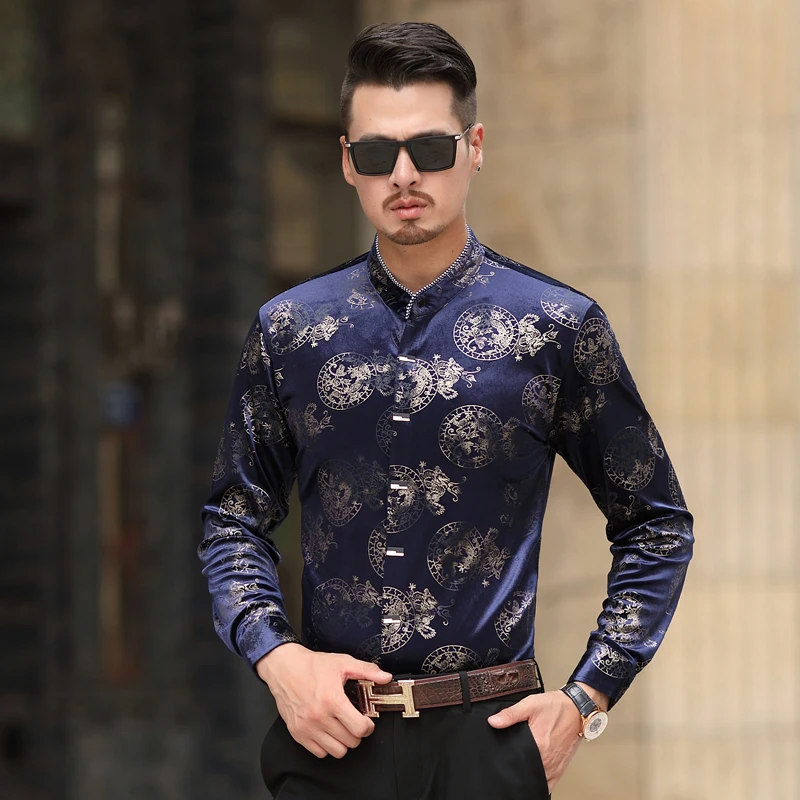 High-End Pattern 3D Print Fashion Luxury Long Sleeve Shirt New 2023 High-Quality Soft Comfortable Men Stand Collar Shirt S-3XL
High-End Pattern 3D Print Fashion Luxury Long Sleeve Shirt New 2023 High-Quality Soft Comfortable Men Stand Collar Shirt S-3XL