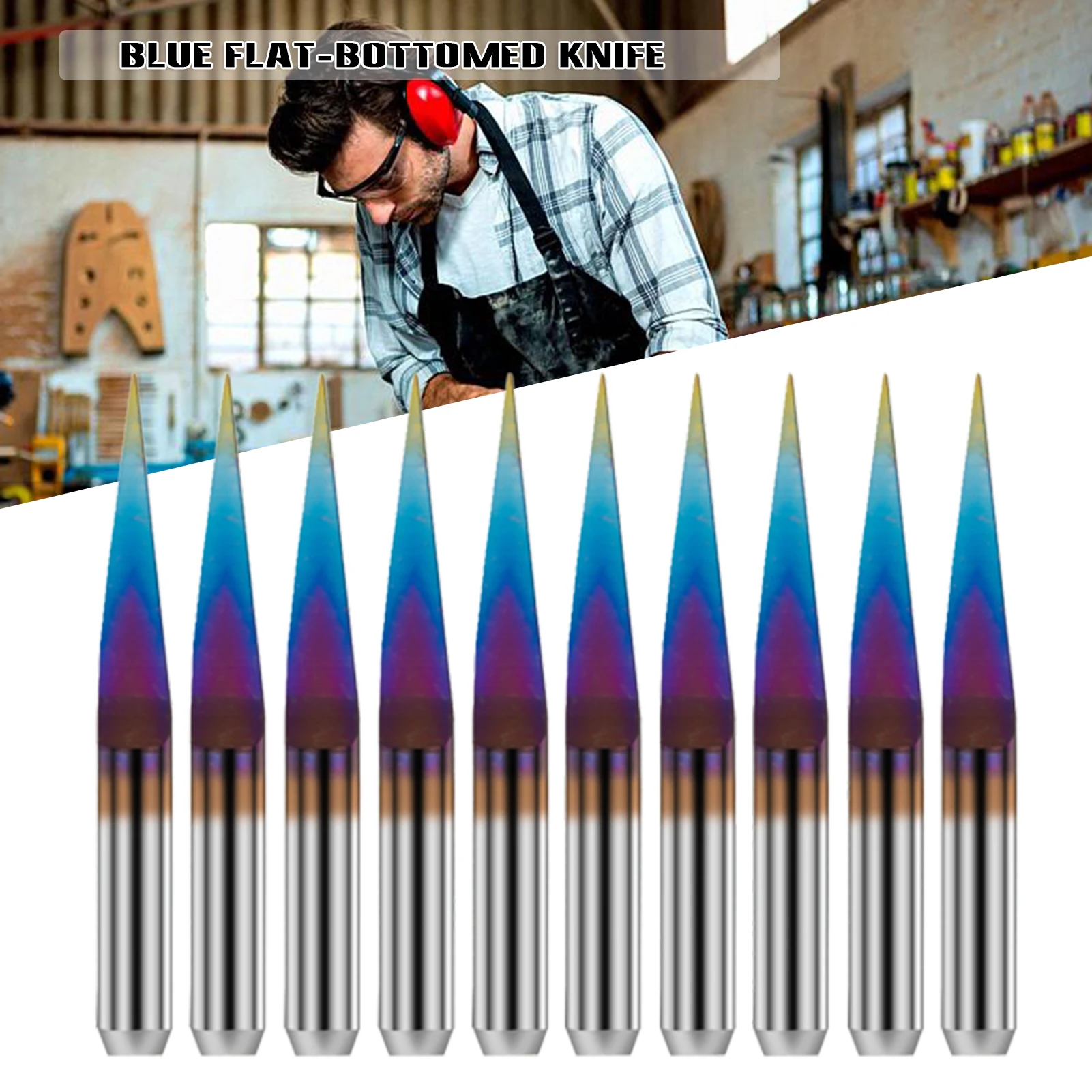 V Groove Router Bit Blue Coating V Bit Cutter Sharp Cutting Router Milling Tool for Engraving and Carving B88
V Groove Router Bit Blue Coating V Bit Cutter Sharp Cutting Router Milling Tool for Engraving and Carving B88