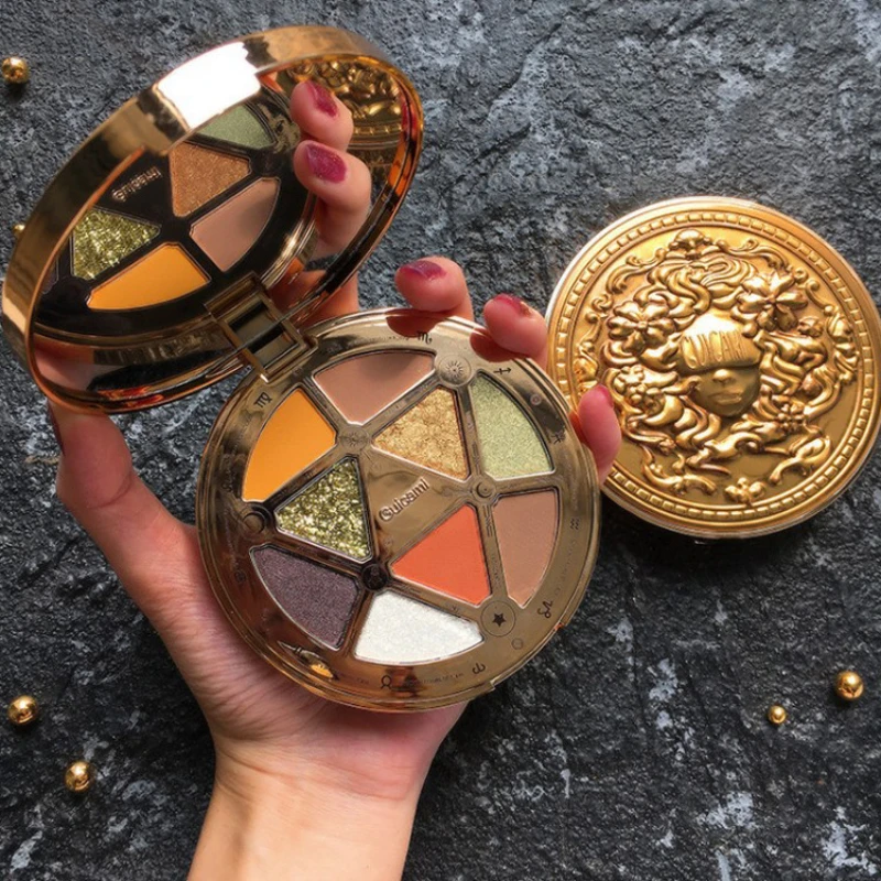 GUICAMI Lucky Coin Goddess Nine-Color Gold Coin Eyeshadow Palette Super Hot Sequins Glitter Powder Pearlescent Matte 9 Colors
GUICAMI Lucky Coin Goddess Nine-Color Gold Coin Eyeshadow Palette Super Hot Sequins Glitter Powder Pearlescent Matte 9 Colors