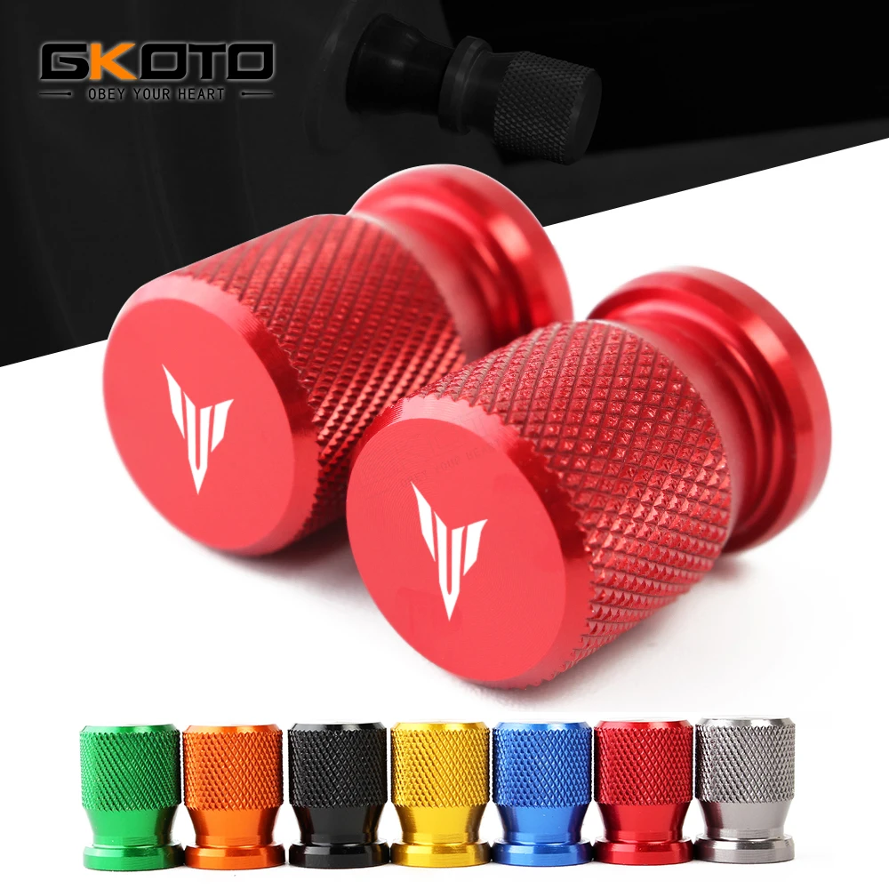 

For YAMAHA MT125 MT15 MT10 MT09 MT07 MT03 MT01 FZ07 FZ09 MT-07 Motorcycle CNC Wheel Tire Valve Air Port stem caps Accessories