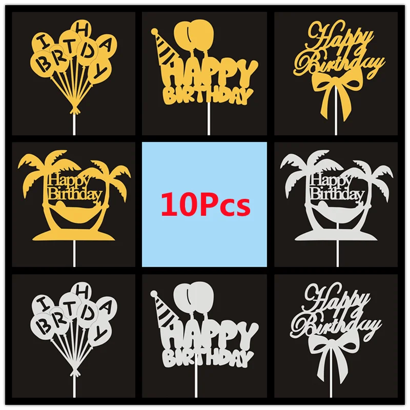 10 Pcs/Bag Paper Board Coconut Tree Cake Topper Happy Birthday Decoration Cupcake Party Supplies Baking DIY Decor 
10 Pcs/Bag Paper Board Coconut Tree Cake Topper Happy Birthday Decoration Cupcake Party Supplies Baking DIY Decor