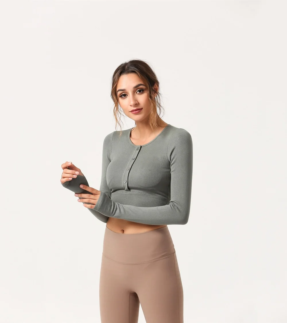 Alo Yoga Crop Top Sexy Women's Sports Fitness Running Long-Sleeve Breathable and Quick-Drying Clothes Tight-Fitting Yoga Top
Alo Yoga Crop Top Sexy Women's Sports Fitness Running Long-Sleeve Breathable and Quick-Drying Clothes Tight-Fitting Yoga Top