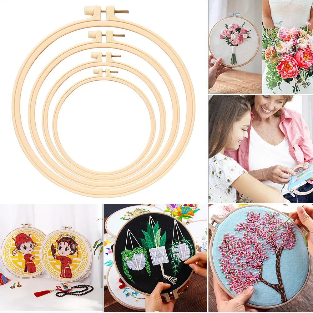 6Pcs/Set Multiple Sizes DIY Cross Stitch Embroidery Circle Native Bamboo Hoop Cross Hoop Ring Support Wooden Needle Craft Tools
6Pcs/Set Multiple Sizes DIY Cross Stitch Embroidery Circle Native Bamboo Hoop Cross Hoop Ring Support Wooden Needle Craft Tools