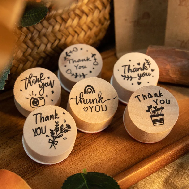 DIY Craft Scrapbooking Stamping Thank You Round Wooden Stamp for Baby Shower Wedding Birthday Party Christmas Decoration
DIY Craft Scrapbooking Stamping Thank You Round Wooden Stamp for Baby Shower Wedding Birthday Party Christmas Decoration