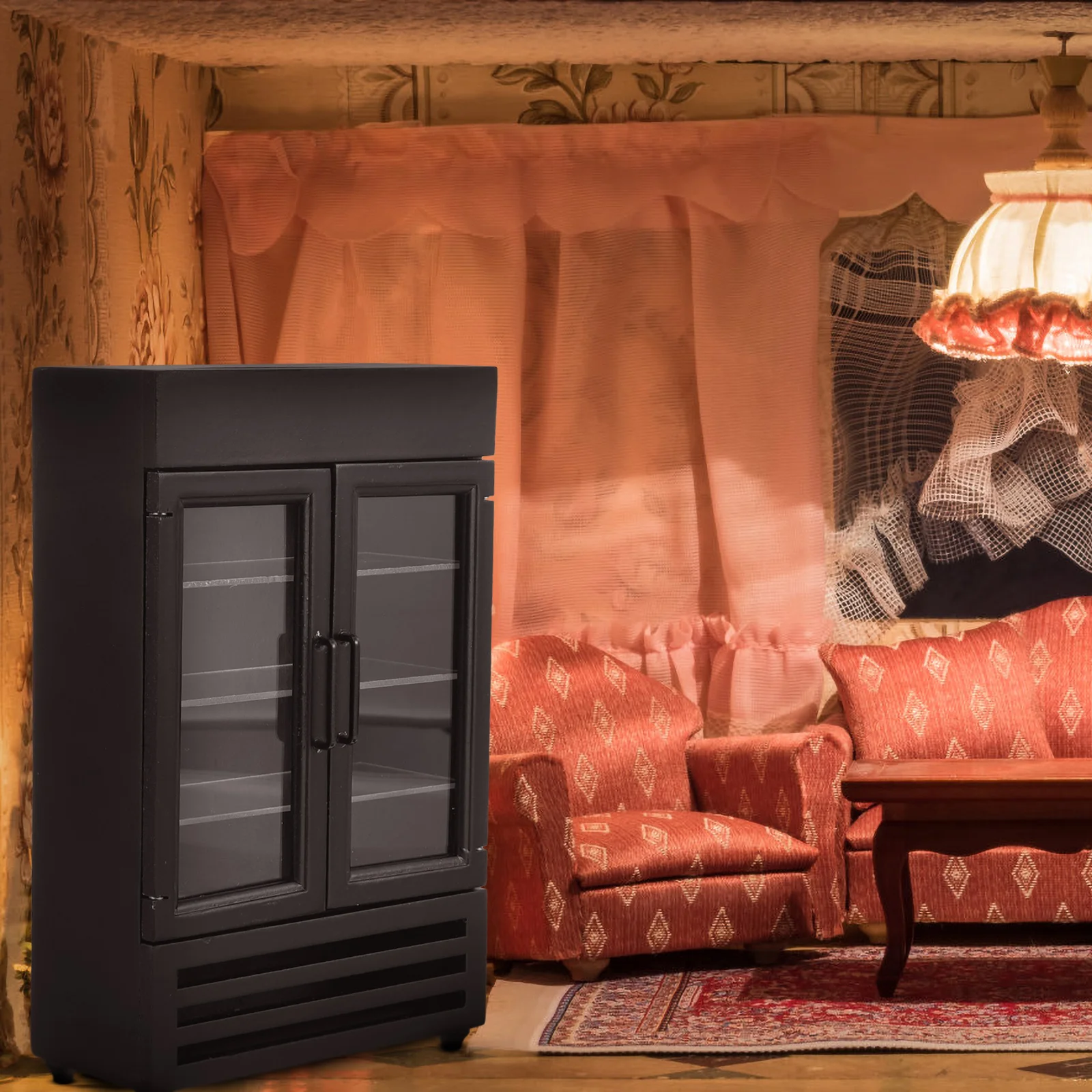 Artificial Miniature Toy Mini House Mini House Decor Decorative Mini Freezer Model
Artificial Miniature Toy Mini House Mini House Decor Decorative Mini Freezer Model