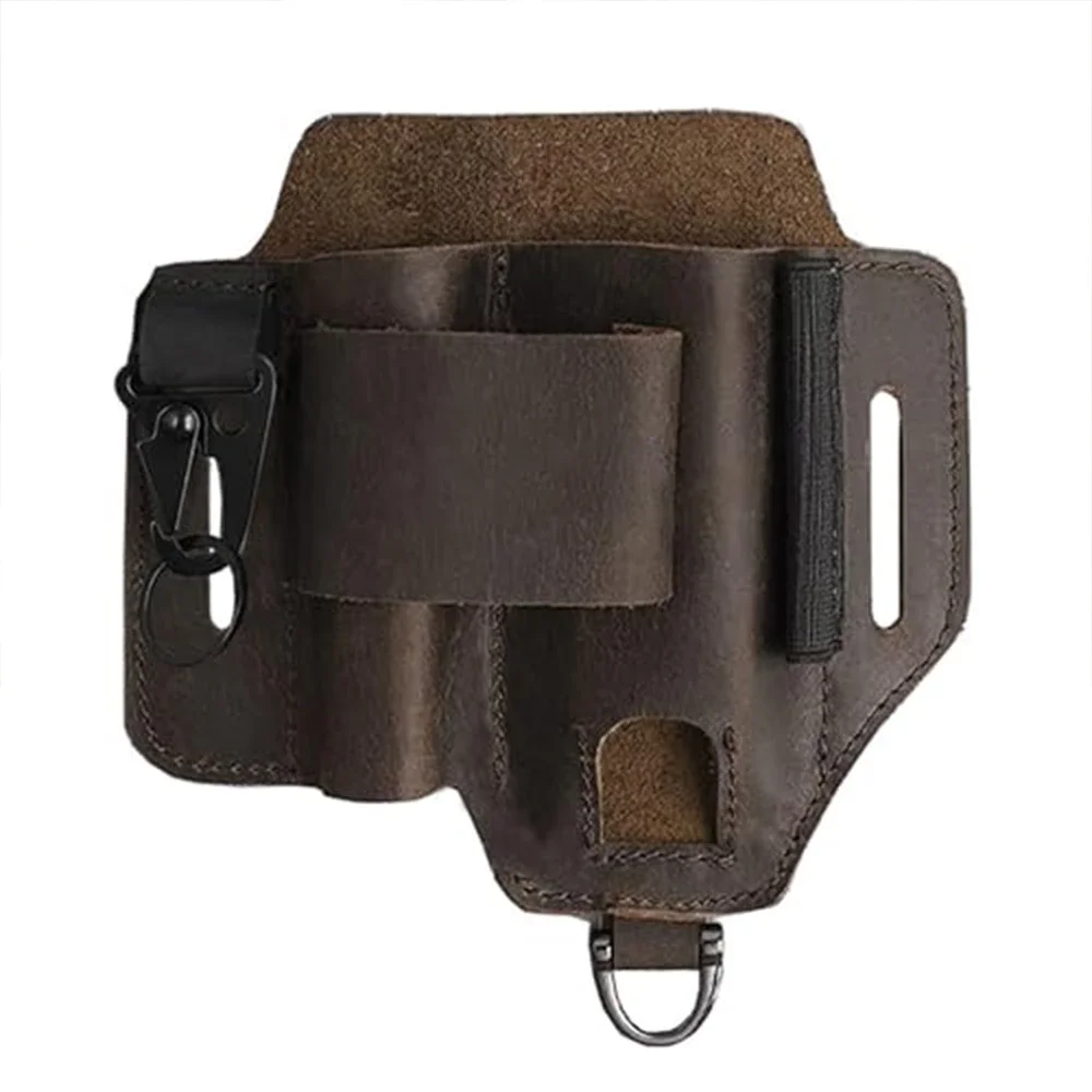 Кожаный чехол для многофункционального инструмента, карманный органайзер для EDC, чехол для ежедневного использования, фонарик EDC, кобура для ручек, сумка для многофункционального инструмента, подарки для мужчин 
Кожаный чехол для многофункционального инструмента, карманный органайзер для EDC, чехол для ежедневного использования, фонарик EDC, кобура для ручек, сумка для многофункционального инструмента, подарки для мужчин