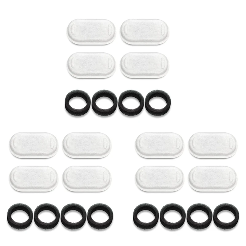 24Pcs Cat Water Fountain Filters Dog Fountain Filter Replacement For 67Oz/2L Pet Water Fountain Stainless Steel 
24Pcs Cat Water Fountain Filters Dog Fountain Filter Replacement For 67Oz/2L Pet Water Fountain Stainless Steel