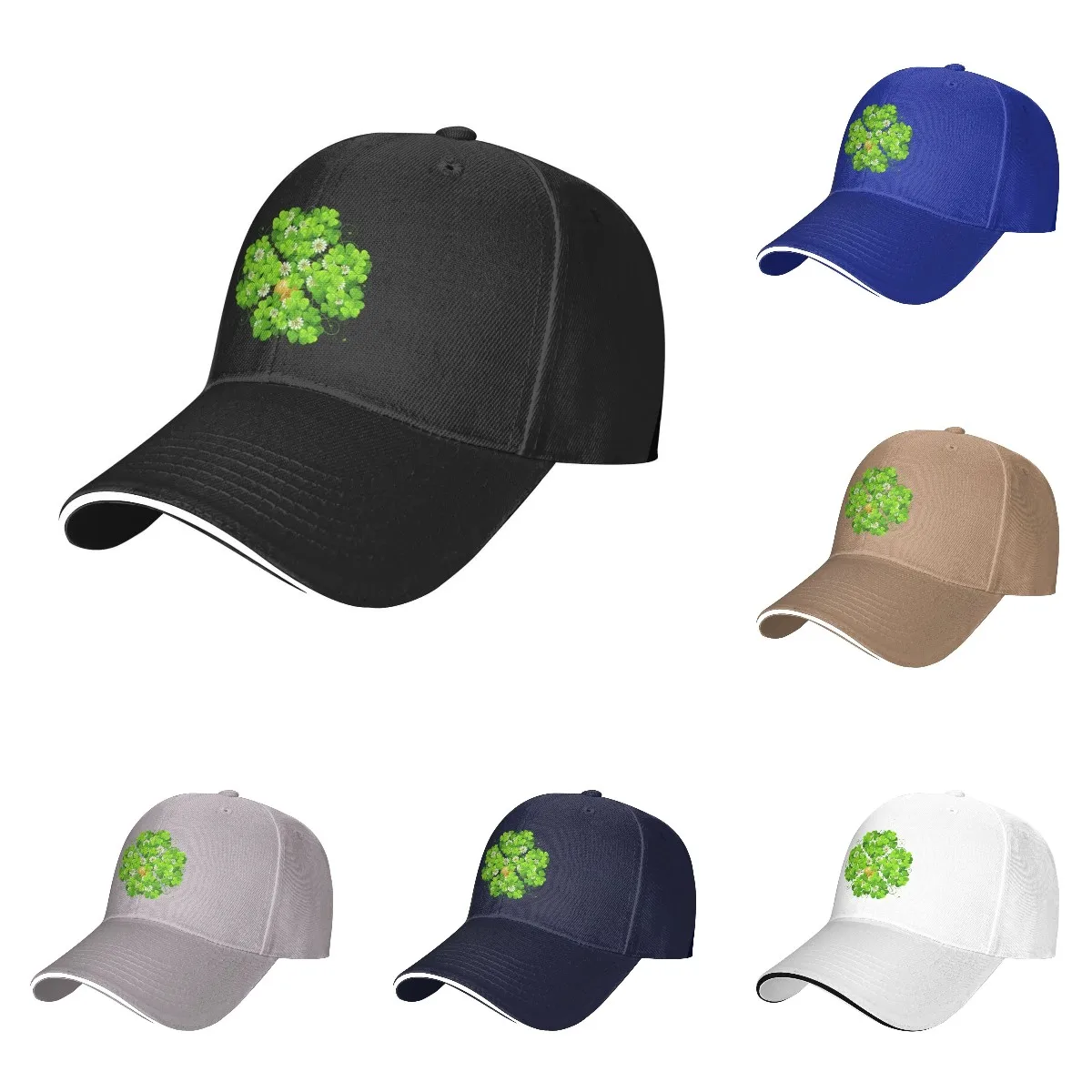 Green Clover Watercolored St Patricks Day Baseball Cap Adjustable Cotton or Polyester Lightweight Polyester Four Seasons Casual
Green Clover Watercolored St Patricks Day Baseball Cap Adjustable Cotton or Polyester Lightweight Polyester Four Seasons Casual