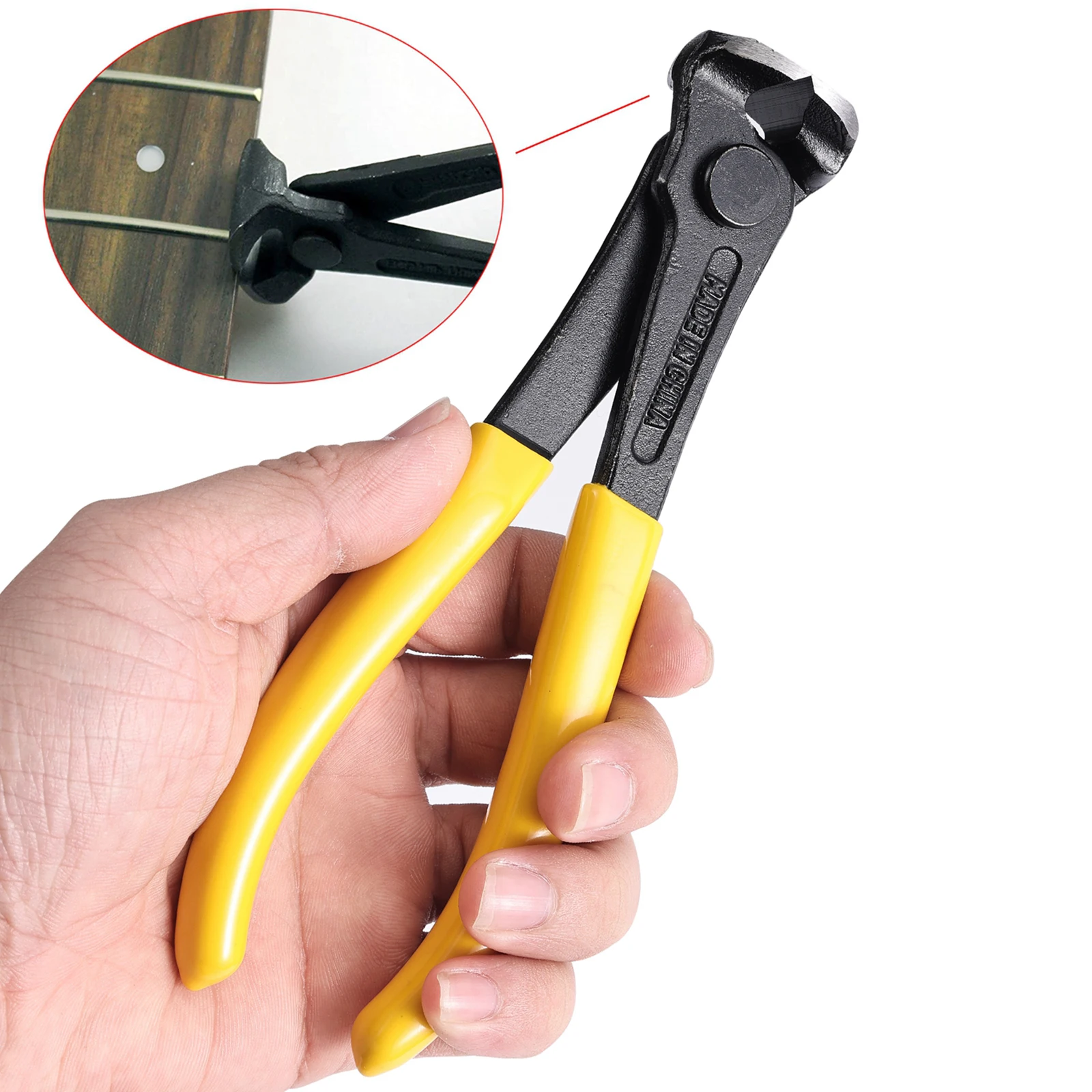 Iron Fret Cutters With Non-Slip Handle Smooth Rough Surface Versatile Fret Puller And Cutter Tool Guitar Accessories 6-inch
Iron Fret Cutters With Non-Slip Handle Smooth Rough Surface Versatile Fret Puller And Cutter Tool Guitar Accessories 6-inch