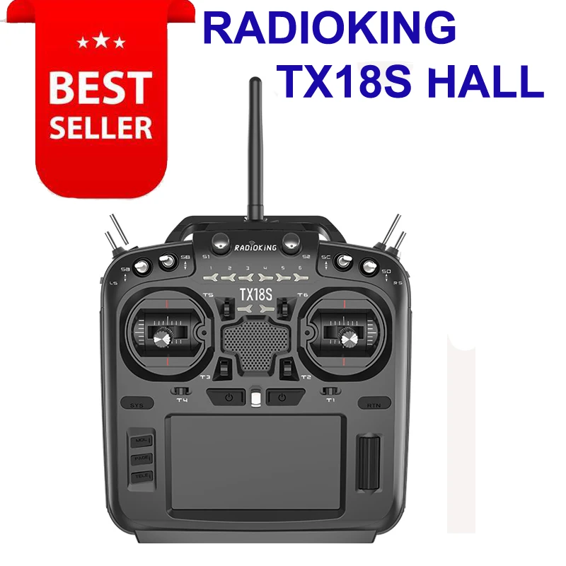 Radioking TX18S OpenTX Radio Transmitter Hall Sensor Gimbals Remote Control Multi-protocol RF System Compatible W R8 Receiver 
Radioking TX18S OpenTX Radio Transmitter Hall Sensor Gimbals Remote Control Multi-protocol RF System Compatible W R8 Receiver
