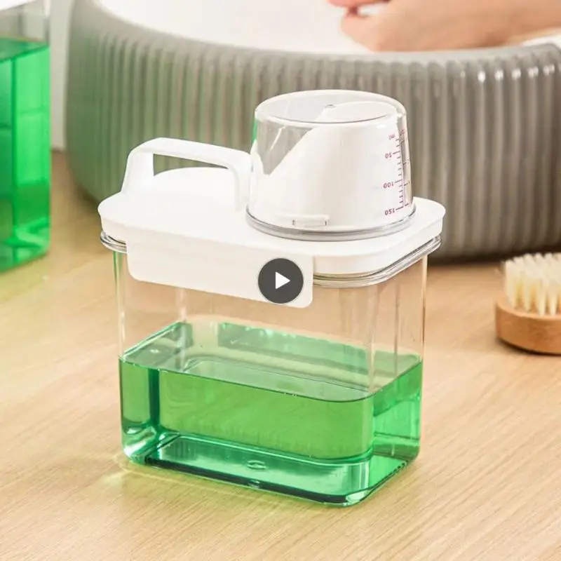 Cereal Jar Leak-proof Softener Storage Organizer Bottle 1100/1700/2300ml Multipurpose Laundry Detergent Storage Box Clear
Cereal Jar Leak-proof Softener Storage Organizer Bottle 1100/1700/2300ml Multipurpose Laundry Detergent Storage Box Clear
