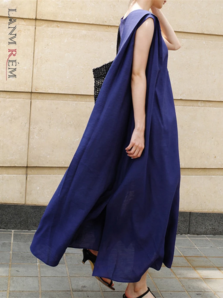 LANMREM Loose Casual Cotton And Linen Dress Split Round Neck Pullover Sleeveless Long Dresses Female Clothing 2022 Summer 2R3282
LANMREM Loose Casual Cotton And Linen Dress Split Round Neck Pullover Sleeveless Long Dresses Female Clothing 2022 Summer 2R3282