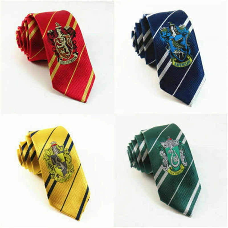 College Style Harri Potter Tie Gryffindor Ravenclaw Hufflepuff Slytherin Costume Accessories Cosplay Tie Necktie Fans Gift
College Style Harri Potter Tie Gryffindor Ravenclaw Hufflepuff Slytherin Costume Accessories Cosplay Tie Necktie Fans Gift