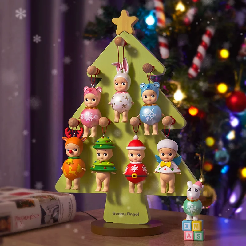 

Sonny Angel рождественские украшения серии глухая коробка Kawaii Action Anime загадка с мешком фигурка Caixas Supresas игрушки и Хобби Подарки