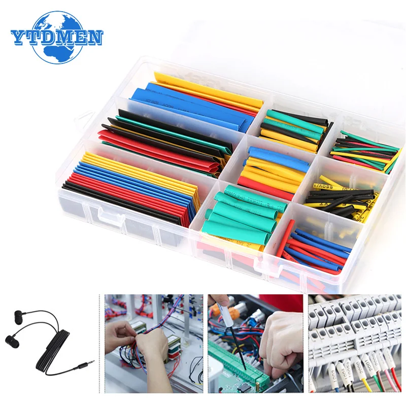 Набор термоусадочных трубок, Изоляционная трубка и водонепроницаемое припойное кольцо, клеммы, изолированные стыковые соединители, набор ...
Набор термоусадочных трубок, Изоляционная трубка и водонепроницаемое припойное кольцо, клеммы, изолированные стыковые соединители, набор ...