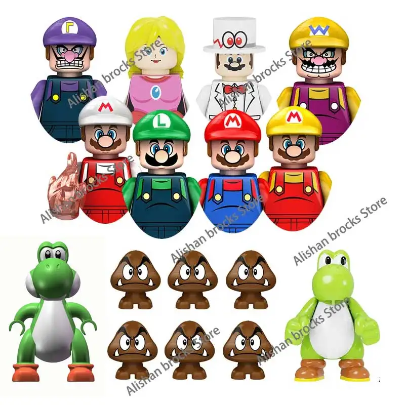Super Mario Bros Blocks Luigi mini Action toy Figures Building Blocks Toys Bricks Assemble Toys Gifts for children 
Super Mario Bros Blocks Luigi mini Action toy Figures Building Blocks Toys Bricks Assemble Toys Gifts for children