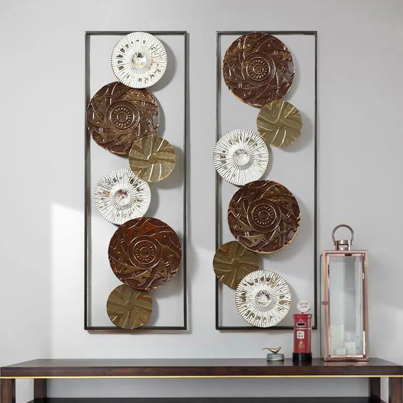American Wrought Iron Round Shape Wall Mural Decoration Hotel Office Wall Hangings Crafts Home Livingroom Wall Sticker Ornaments
American Wrought Iron Round Shape Wall Mural Decoration Hotel Office Wall Hangings Crafts Home Livingroom Wall Sticker Ornaments