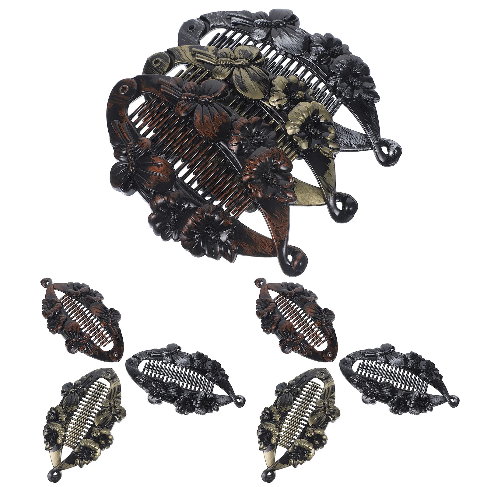 Hair Clip Banana Ponytail Clips Vintage Comb Fishtail Shape Clincher Claw Combs Updo Double Holder Clamps Hairgrip Grips Women
Hair Clip Banana Ponytail Clips Vintage Comb Fishtail Shape Clincher Claw Combs Updo Double Holder Clamps Hairgrip Grips Women