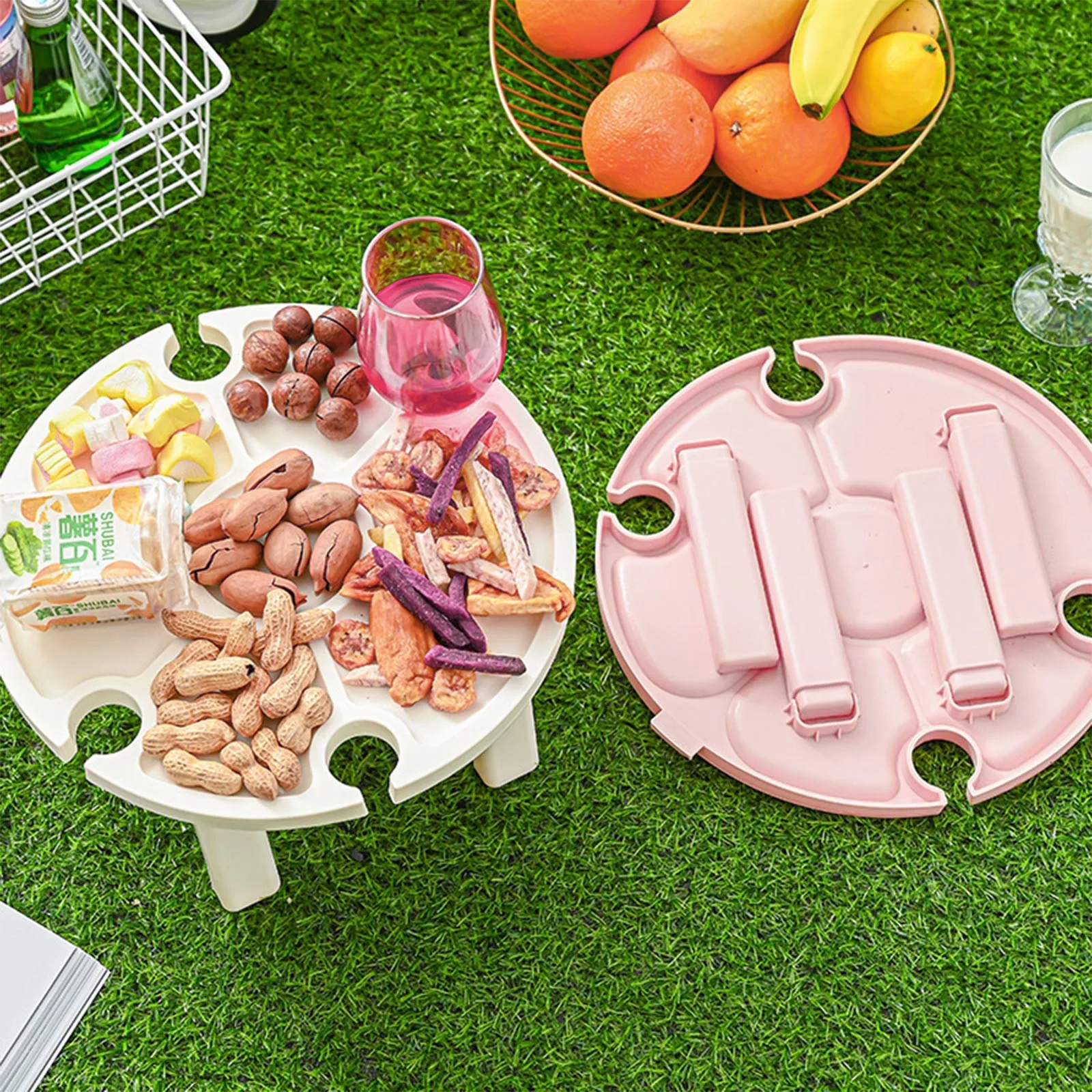 Plastic Outdoor Wine Table Folding Picnic-table With Glass Holder 2 In 1 Wine Glass Rack Outdoor Portable Picnic Folding Table
Plastic Outdoor Wine Table Folding Picnic-table With Glass Holder 2 In 1 Wine Glass Rack Outdoor Portable Picnic Folding Table