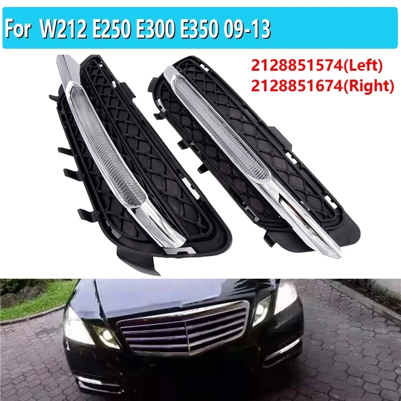 Car LED Daytime Running Lights DRL Fog Light for Mercedes-Benz W212 E250 E300 E350 2009-2013 2128851574 2128851674
Car LED Daytime Running Lights DRL Fog Light for Mercedes-Benz W212 E250 E300 E350 2009-2013 2128851574 2128851674