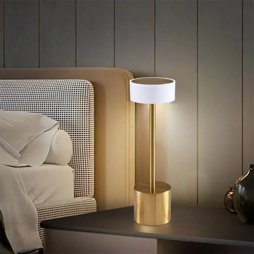 Rechargeable Table Lamp, LED Cordless Desk Lamp 3 Colors Stepless Dimming LED Desk Light for Bedroom/Cafe/Dining Room
Rechargeable Table Lamp, LED Cordless Desk Lamp 3 Colors Stepless Dimming LED Desk Light for Bedroom/Cafe/Dining Room