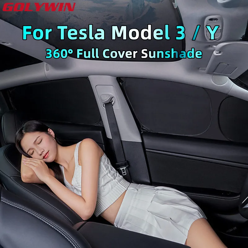 For Tesla Model 3 Y Sunshade 360° Full Cover Heat Insulation Custom Make Sun-proof Privacy Window Glass Shading Car Accessories
For Tesla Model 3 Y Sunshade 360° Full Cover Heat Insulation Custom Make Sun-proof Privacy Window Glass Shading Car Accessories