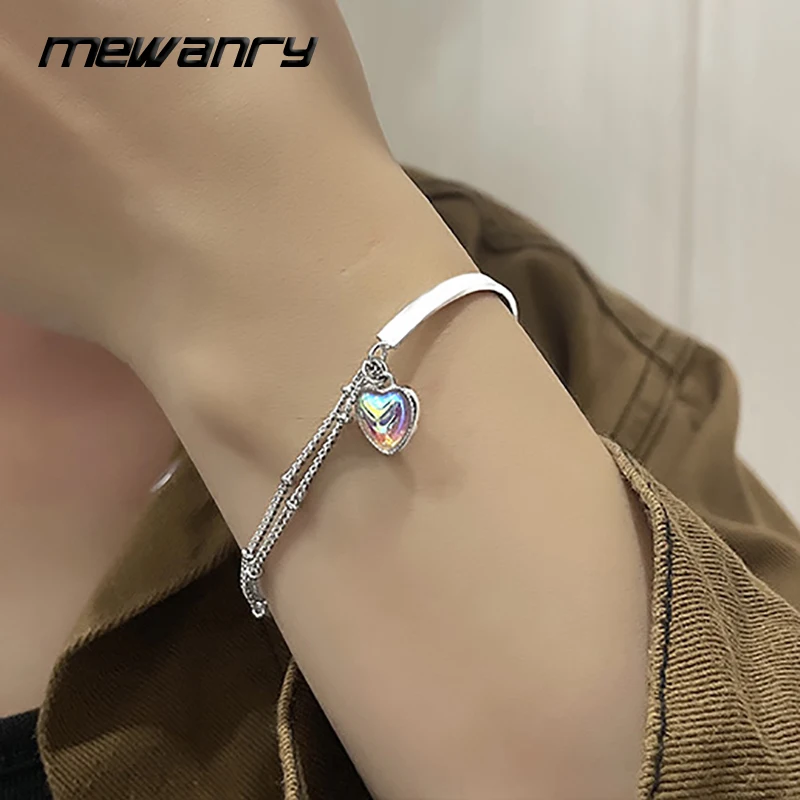 LOVE Heart Pendant Bracelets Trendy Jewelry For Women Creative Simple Double-layered Chain Party Accessories Gifts
LOVE Heart Pendant Bracelets Trendy Jewelry For Women Creative Simple Double-layered Chain Party Accessories Gifts