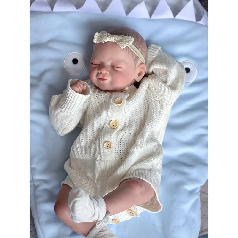 18inch Levi Full Body Newborn Baby Doll Reborn Sleeping Flexible 3D Skin Tone with Visible Veins Hand Root HairDoll DropShipping
18inch Levi Full Body Newborn Baby Doll Reborn Sleeping Flexible 3D Skin Tone with Visible Veins Hand Root HairDoll DropShipping