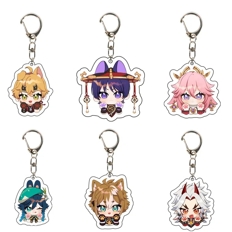 Acrylic Keychain Around Genshin Engraved Clear Sky Keli Zhongli Noel Key Pendant Anime Game Peripheral Keychain Accessories 
Acrylic Keychain Around Genshin Engraved Clear Sky Keli Zhongli Noel Key Pendant Anime Game Peripheral Keychain Accessories