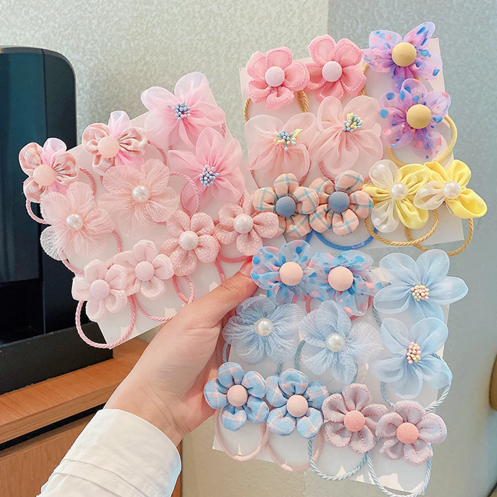 10 Pcs/Set New Baby Girl Cute Colors Flower Hair Bands Ponytail Holder Chilren Soft Scrunchies Rubber Bands Kid Hair Accessories
10 Pcs/Set New Baby Girl Cute Colors Flower Hair Bands Ponytail Holder Chilren Soft Scrunchies Rubber Bands Kid Hair Accessories