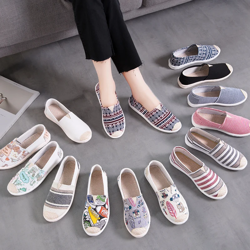 2023 New Lafer Cloth Shoes Women's flat cloth shoes Lazy casual Korean canvas shoes Zapatillas Mujer Espadilles Mujel Lona
2023 New Lafer Cloth Shoes Women's flat cloth shoes Lazy casual Korean canvas shoes Zapatillas Mujer Espadilles Mujel Lona