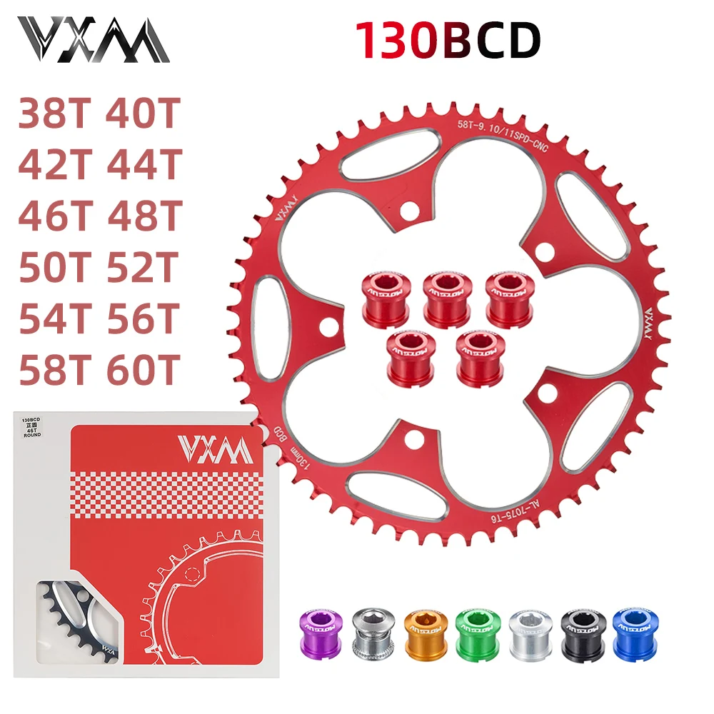 130BCD Bike Sprocket Round Single Disc For Road Vehicles 38T 40T 42T 44T 46 50 52 54 56T 58T, For Shimano 5700 6700
130BCD Bike Sprocket Round Single Disc For Road Vehicles 38T 40T 42T 44T 46 50 52 54 56T 58T, For Shimano 5700 6700