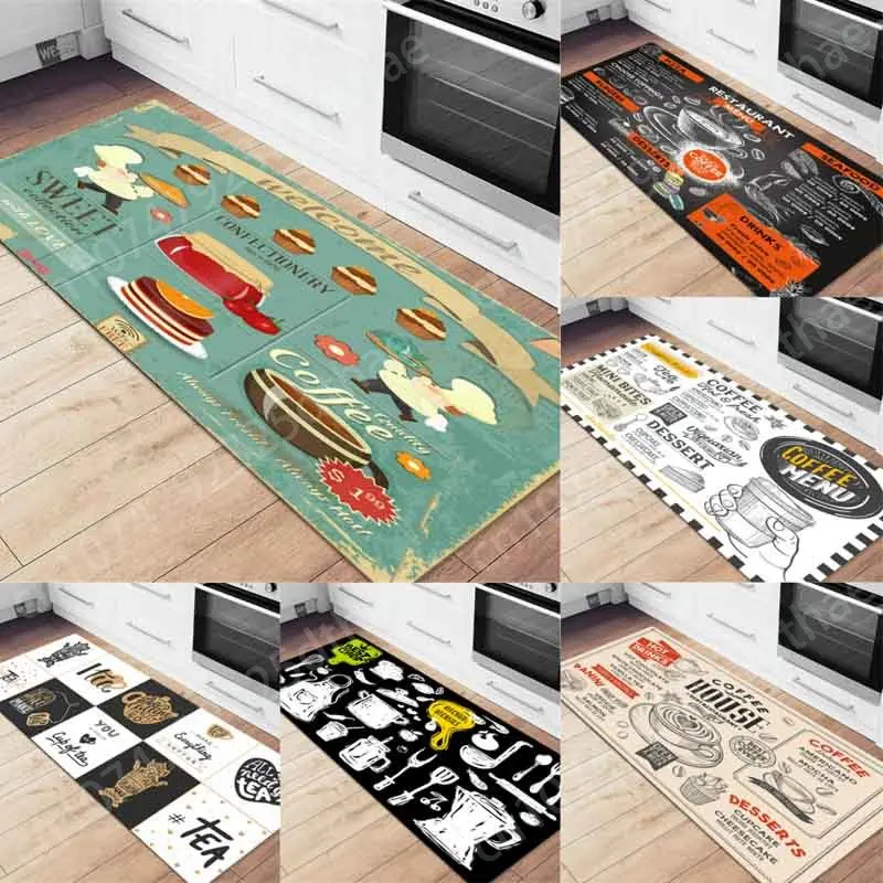 Cute Coffee Drink Pattern Non-Slip Kitchen Floor Mat Long Bathroom Living Room Kitchen Carpet Flannel Fabric House Entrance Rug
Cute Coffee Drink Pattern Non-Slip Kitchen Floor Mat Long Bathroom Living Room Kitchen Carpet Flannel Fabric House Entrance Rug