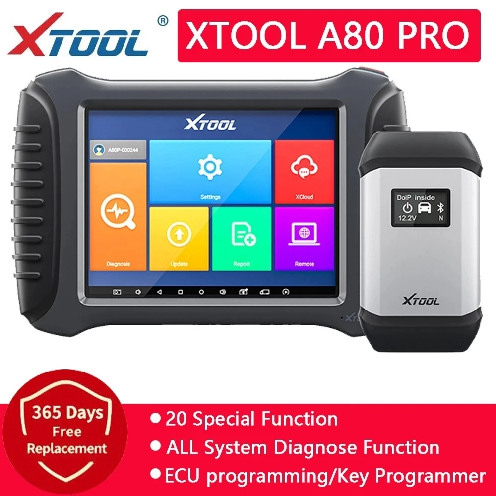 XTOOL A80 Pro Full System OBD2 Diagnostic Tool With ECU Coding Key Programmer OBD2 Scanner DPF Airbag Repair Free Update Online
XTOOL A80 Pro Full System OBD2 Diagnostic Tool With ECU Coding Key Programmer OBD2 Scanner DPF Airbag Repair Free Update Online