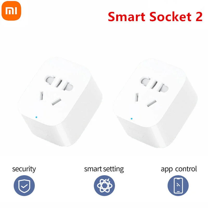 Xiaomi – original Mi 2 Smart socket, Bluetooth compatible, version, remote control, can be used with Mijia app for home Rushed
Xiaomi – original Mi 2 Smart socket, Bluetooth compatible, version, remote control, can be used with Mijia app for home Rushed
