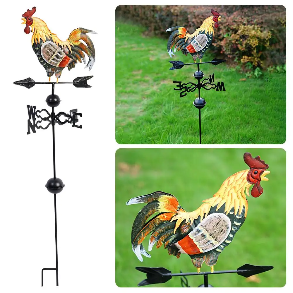 Rooster Wind Vane Flower Arrangement Pastoral Style Garden Metal Bracket Decoration European Retro Style Painting
Rooster Wind Vane Flower Arrangement Pastoral Style Garden Metal Bracket Decoration European Retro Style Painting