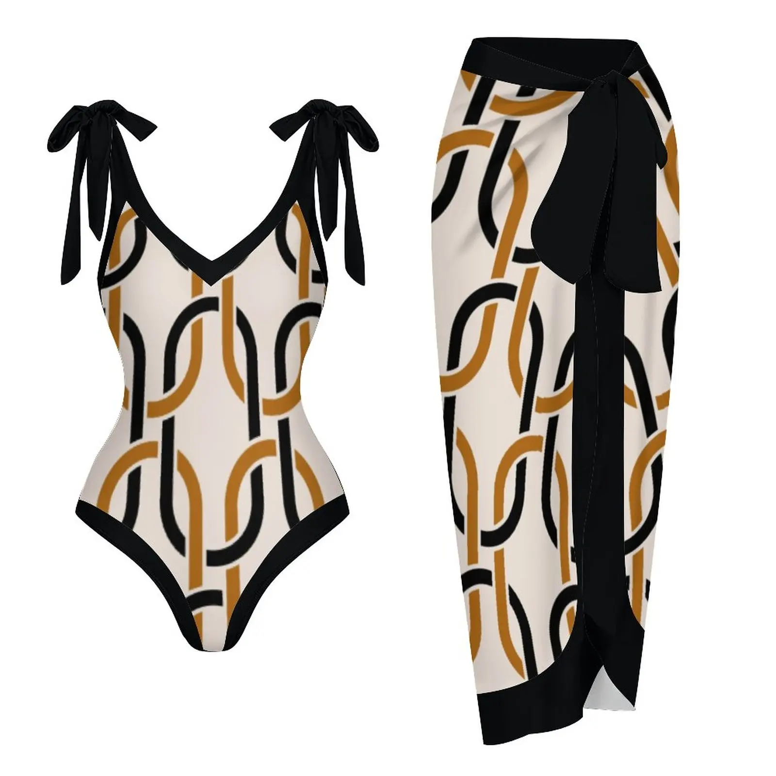Bow Tie One-piece Swimwear V Neck Swimsuit Independent Straps Cover-up Beach Skirt Sexy Open Back 2023 Pre-sale Swimwear
Bow Tie One-piece Swimwear V Neck Swimsuit Independent Straps Cover-up Beach Skirt Sexy Open Back 2023 Pre-sale Swimwear