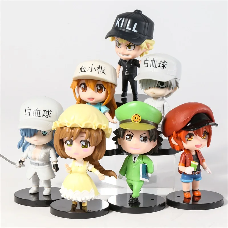 Cells at Work Red White Blood Cell Platelet Anime Collection Figure PVC Dolls Gift Toys 7pcs/set
Cells at Work Red White Blood Cell Platelet Anime Collection Figure PVC Dolls Gift Toys 7pcs/set