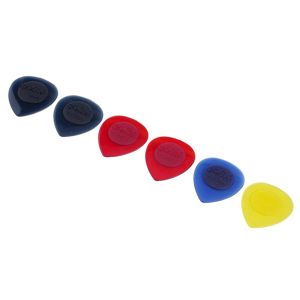 6pcs Stubby Electric Guitar Picks Plectrums Large Stubbies Big Water Drop 1mm 2mm 3mm Glass Like Glossy Picks Against Slip Rotat
6pcs Stubby Electric Guitar Picks Plectrums Large Stubbies Big Water Drop 1mm 2mm 3mm Glass Like Glossy Picks Against Slip Rotat