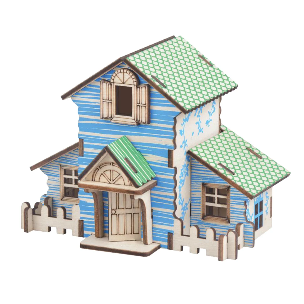 1pc 3D Wooden House Puzzle Educational Board Toy DIY Funny Jigsaw for Kids Children (Forest Cottage) Puzzles Toys
1pc 3D Wooden House Puzzle Educational Board Toy DIY Funny Jigsaw for Kids Children (Forest Cottage) Puzzles Toys