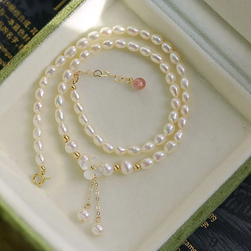 Minar Exquisite Baroque Freshwater Pearl Choker Necklaces for Women White Color Shell Flowers Beads Pendant Necklace Jewellery
Minar Exquisite Baroque Freshwater Pearl Choker Necklaces for Women White Color Shell Flowers Beads Pendant Necklace Jewellery