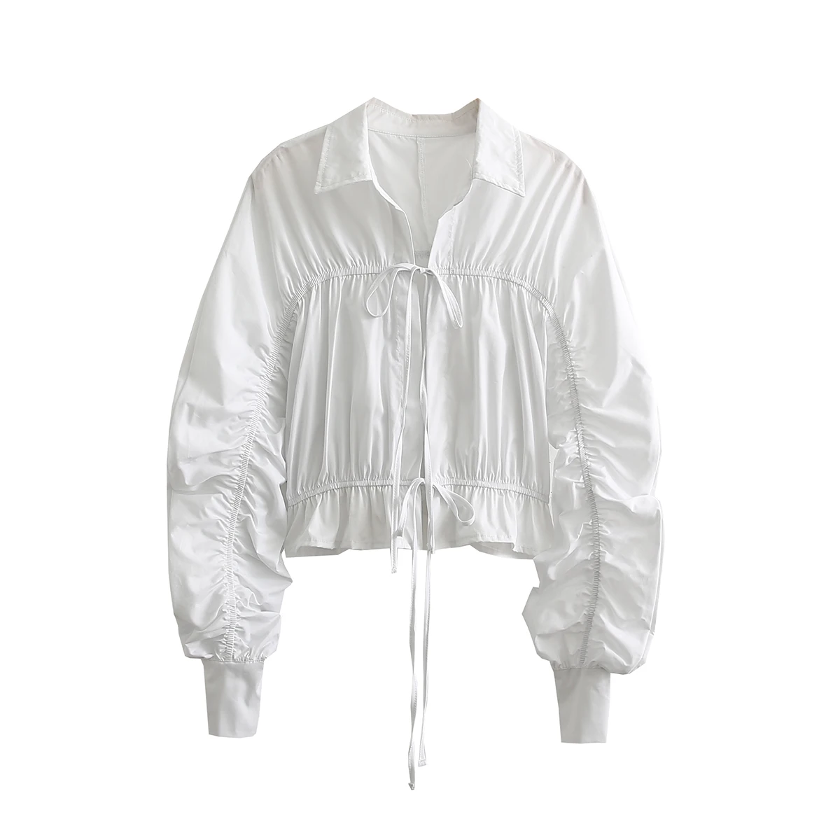 SuperAen New 2022 Turn Down Collar Lace-up Wrinkled Loose Solid Full Office Lady Women Shirts
SuperAen New 2022 Turn Down Collar Lace-up Wrinkled Loose Solid Full Office Lady Women Shirts