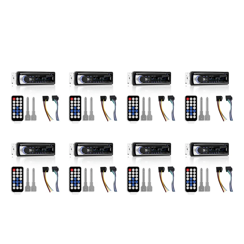 8X 1 DIN Bluetooth Car Stereo Audio In-Dash Handsfree FM Aux Input Receiver SD USB MP3 Radio Player With Remote Control
8X 1 DIN Bluetooth Car Stereo Audio In-Dash Handsfree FM Aux Input Receiver SD USB MP3 Radio Player With Remote Control