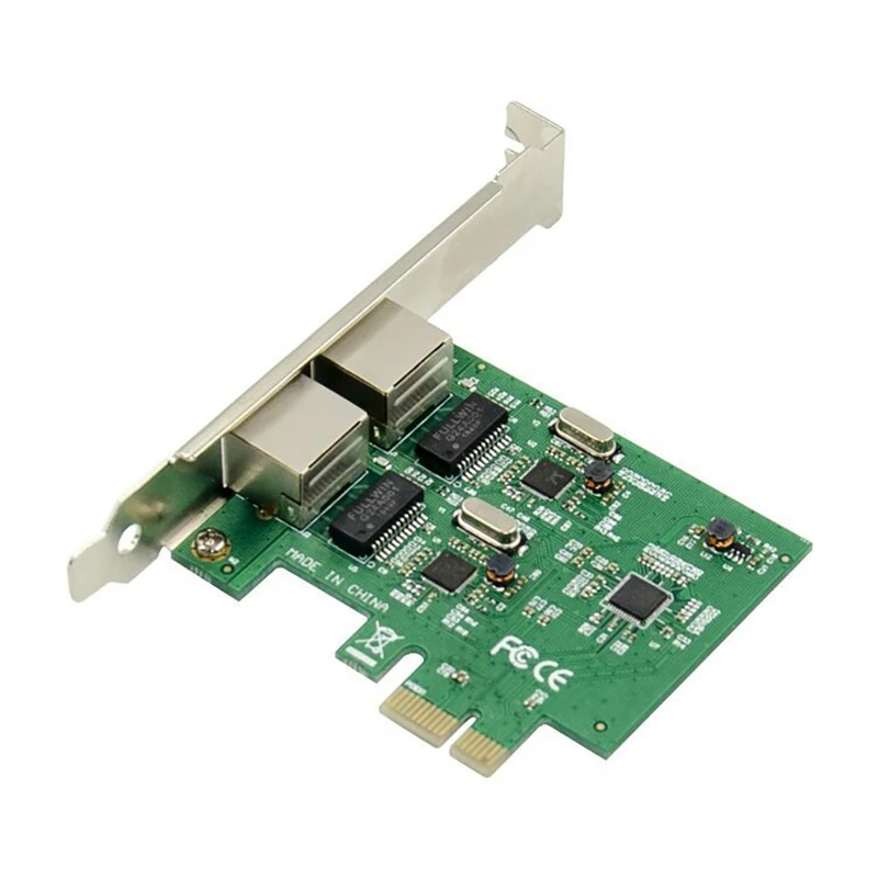 PCI-E Dual-Port Gigabit RJ-45 Ethernet Server Network Card Network Adapter For Love Fast Sea Spider ROS Soft Routing
PCI-E Dual-Port Gigabit RJ-45 Ethernet Server Network Card Network Adapter For Love Fast Sea Spider ROS Soft Routing