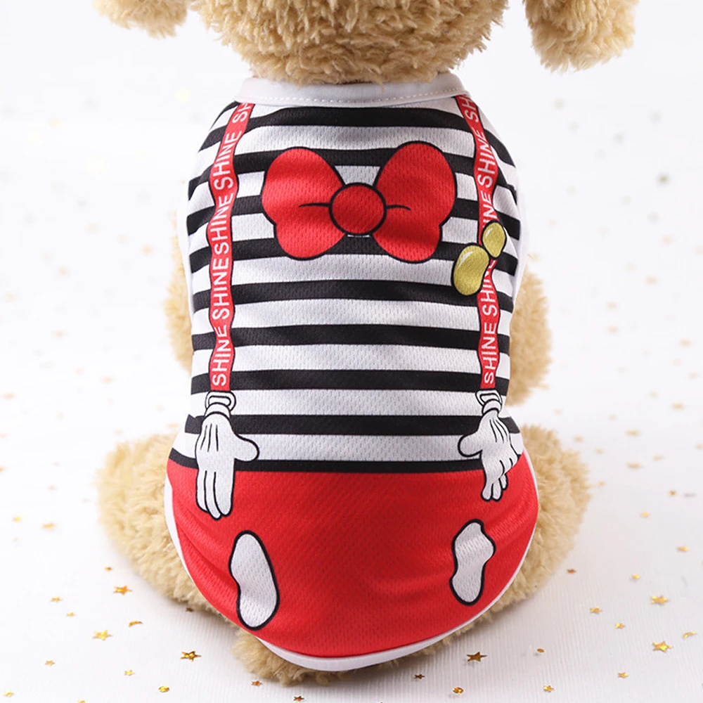 Pet T-Shirt Colorful Summer SweatshirtSoft Breathable Printed Puppy Striped Shirts Dog Clothes Pullover Clothes for Small Medium
Pet T-Shirt Colorful Summer SweatshirtSoft Breathable Printed Puppy Striped Shirts Dog Clothes Pullover Clothes for Small Medium