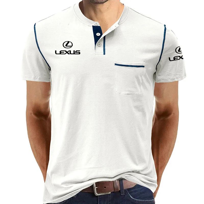2023 Summer High-quality men's T shirt Lexus car logo print 100% cotton comfortable men's golf shirt new trend male Tees
2023 Summer High-quality men's T shirt Lexus car logo print 100% cotton comfortable men's golf shirt new trend male Tees