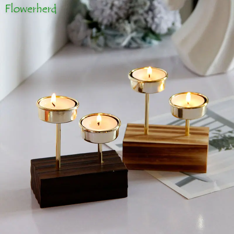 Vintage Wooden Candle Holder Candlestick Brief Decor Christmas Valentine 's Day Candlestick Wedding Home Decoration Candleware 
Vintage Wooden Candle Holder Candlestick Brief Decor Christmas Valentine 's Day Candlestick Wedding Home Decoration Candleware
