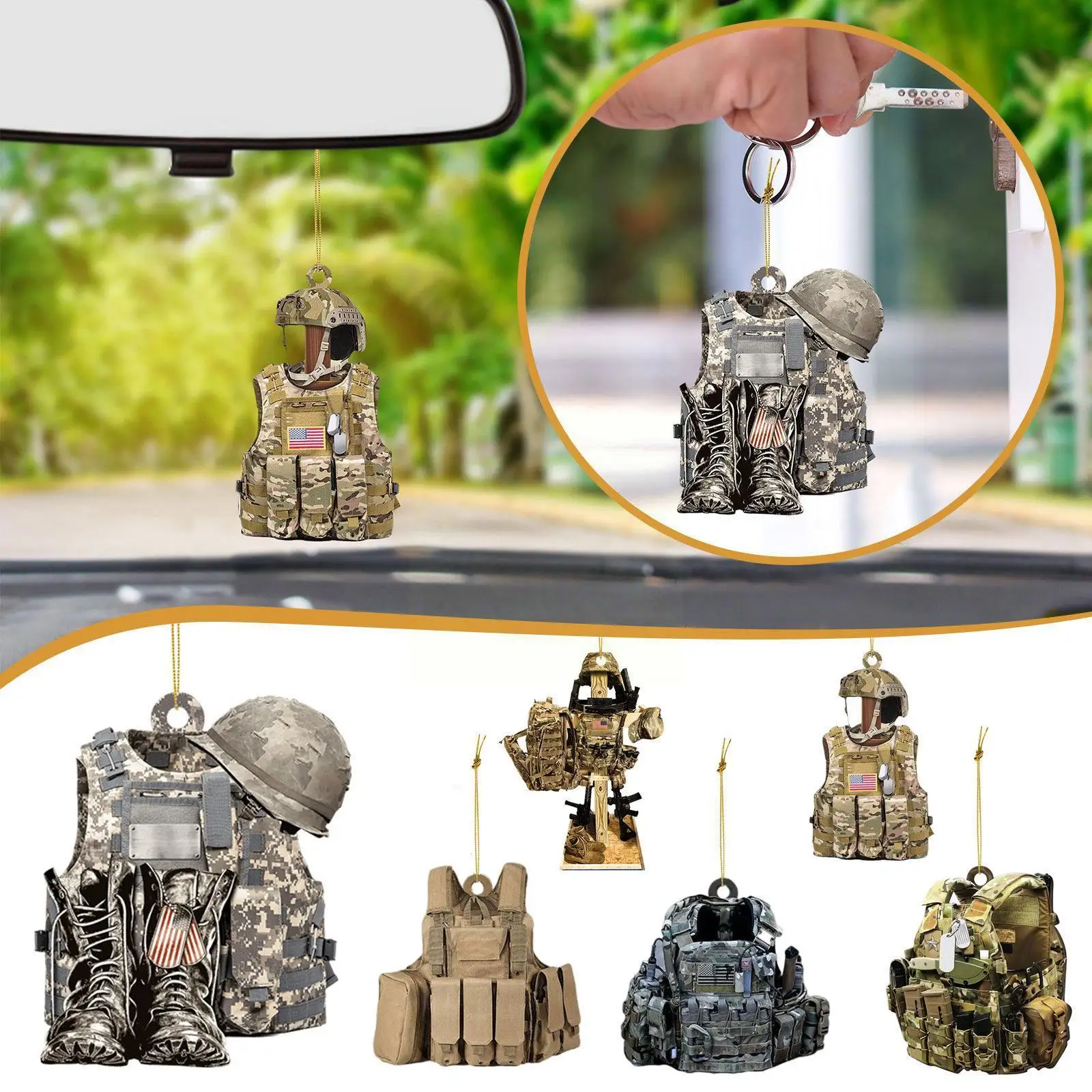 Автомобильная плоская акриловая орнамент Военная Униформа-сапоги и шляпа S9M7
Автомобильная плоская акриловая орнамент Военная Униформа-сапоги и шляпа S9M7